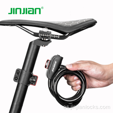 Bloqueo de cable de venta caliente para bicicleta de bicicleta eléctrica